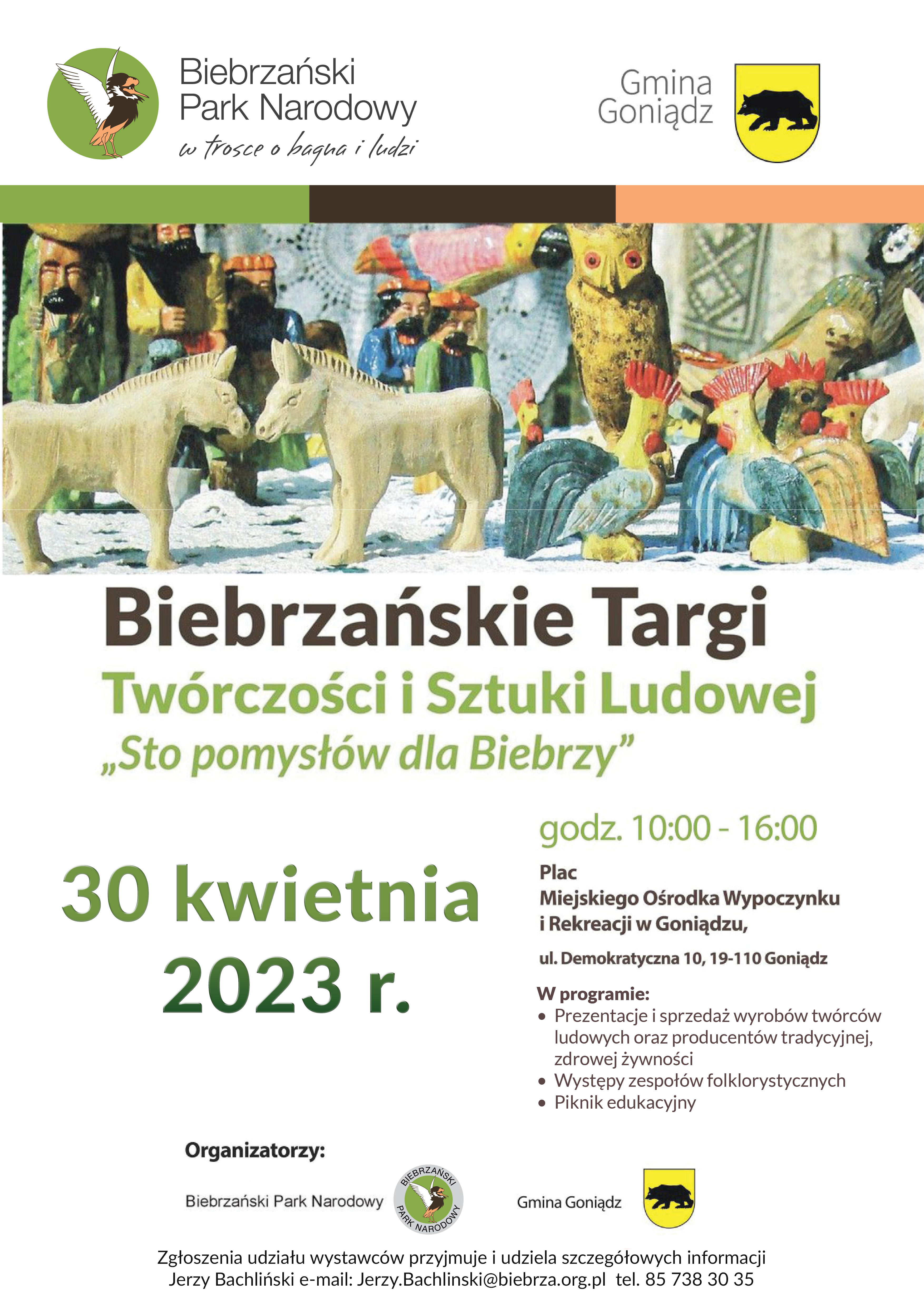Plakat Targi Biebrzańskie 2023